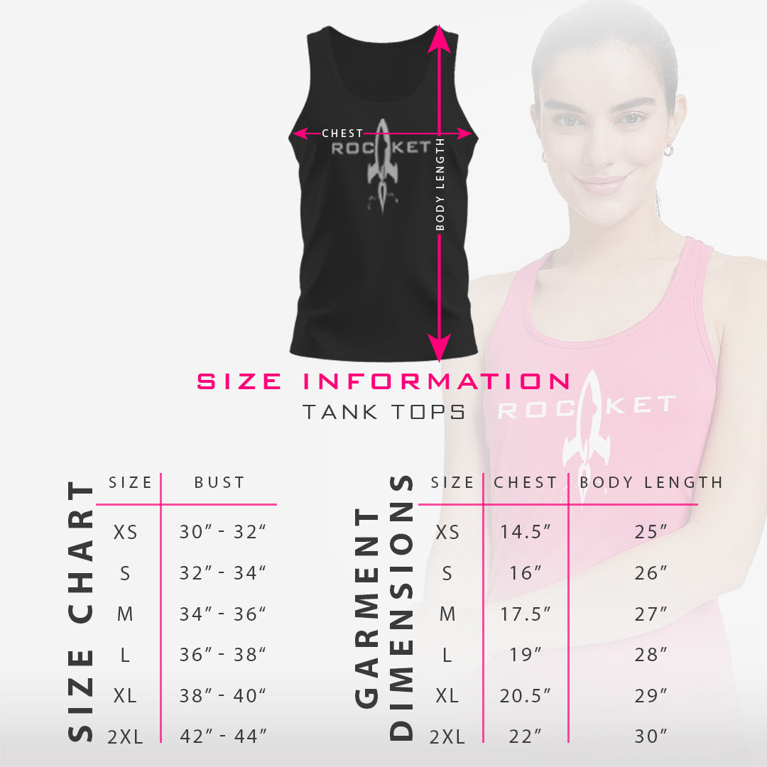 Women's High Performance Racer Tank Top (Black & Pink)
