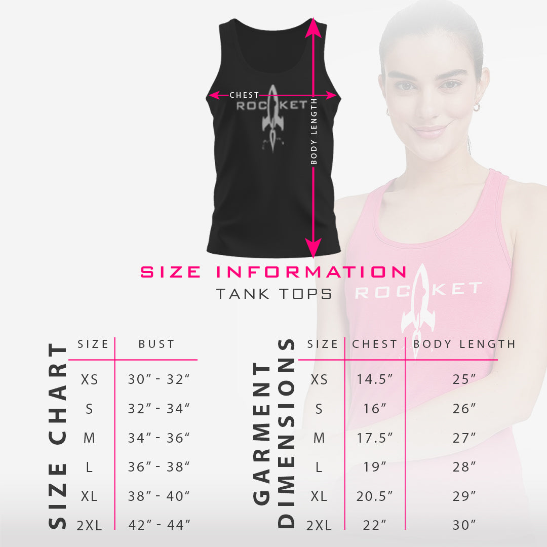 Women's  High Performance Racer Tank Top (Black & Pink)