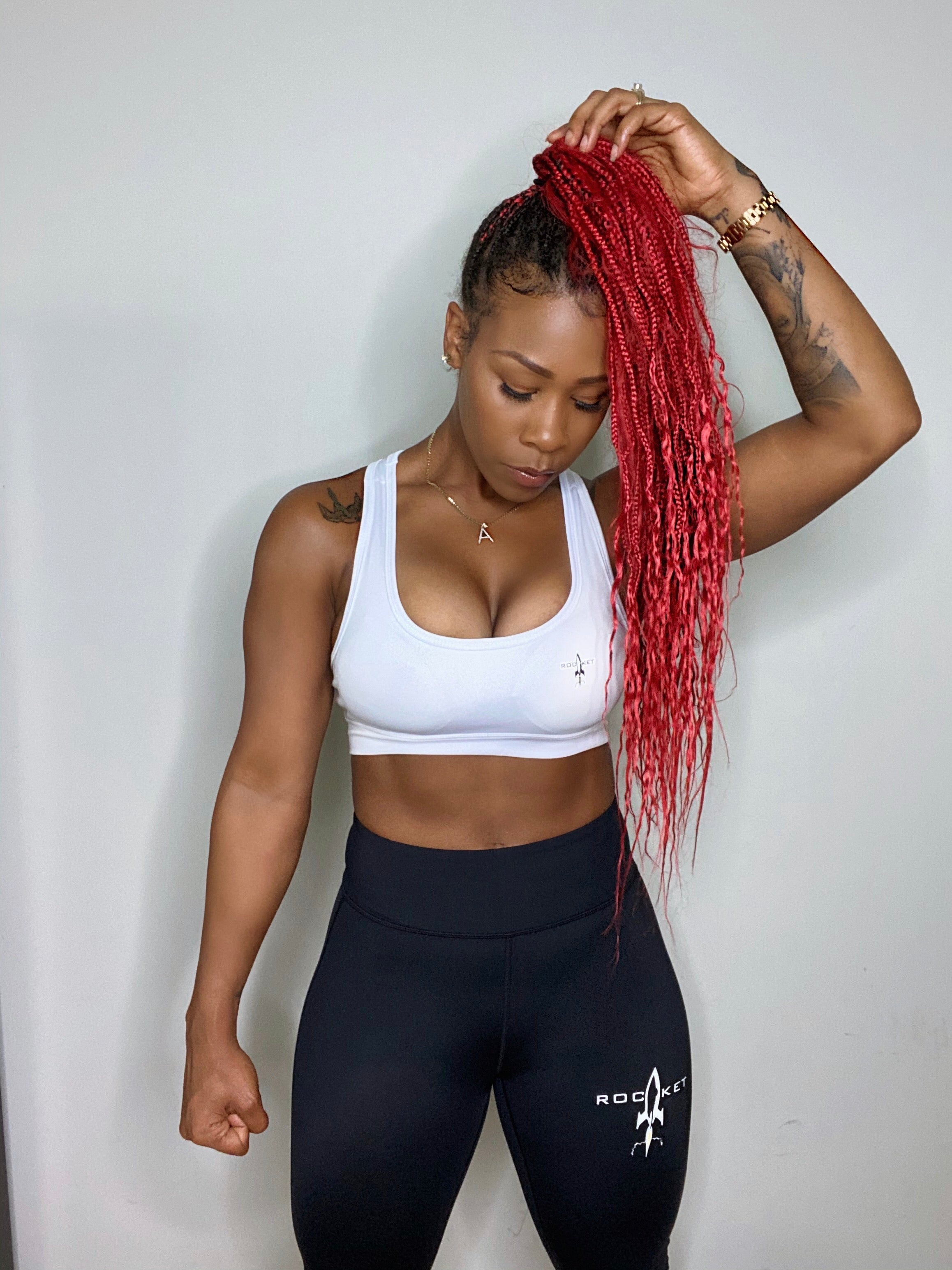 spandex sports bra